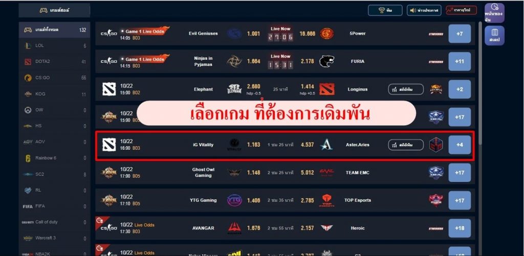 ข้อดีในการพนันเกมอีสปอร์ต กับสโบเบท